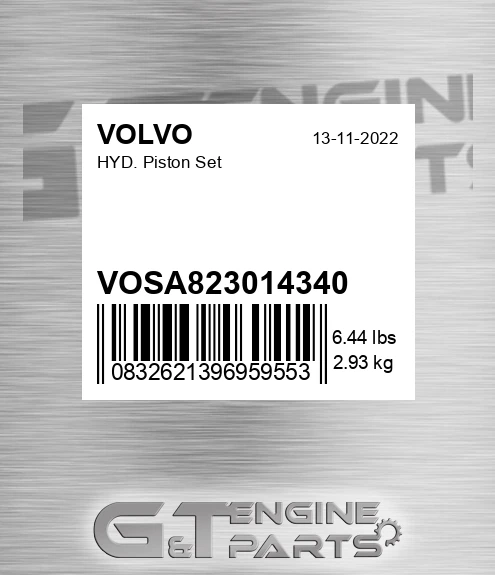 VOSA823014340 Hyd. Piston Set for VOLVO