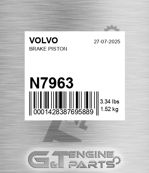 N7963 Brake Piston