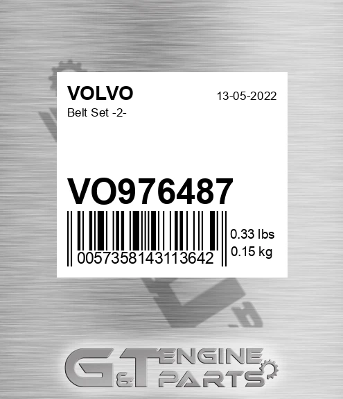 VO976487 Belt Set -2-