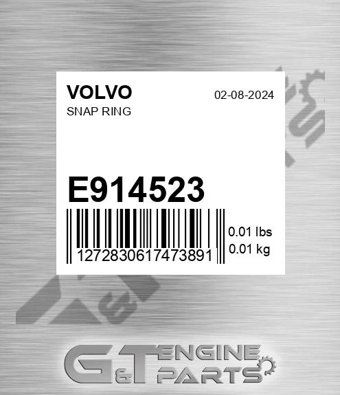 E914523 Snap Ring for VOLVO