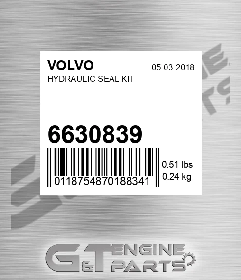 6630839 Hydraulic Seal Kit for VOLVO