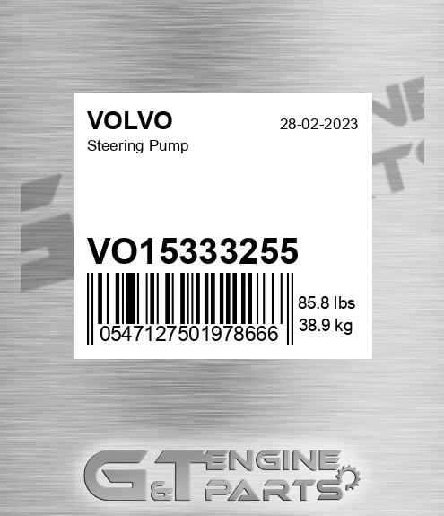 VO15333255 Steering Pump for VOLVO