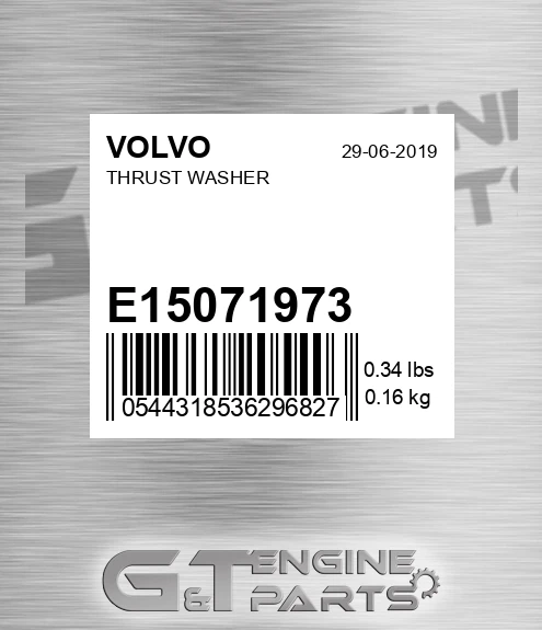 E15071973 Thrust Washer for VOLVO