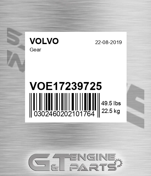 VOE17239725 Gear for VOLVO