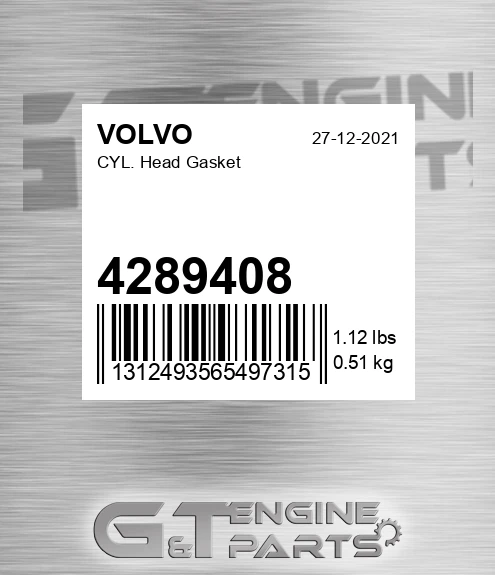 4289408 VOLVO Cyl. Head Gasket