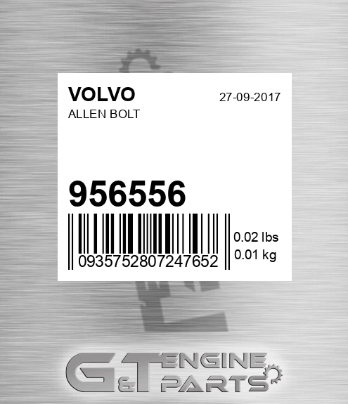 956556 Allen Bolt