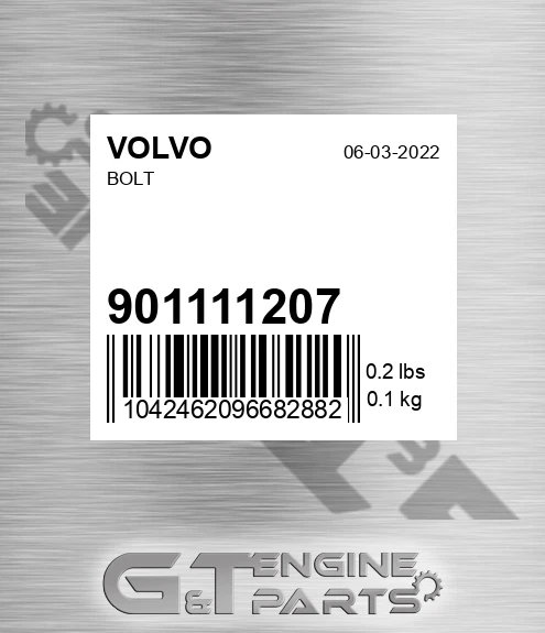 9011-11207 Screw for VOLVO