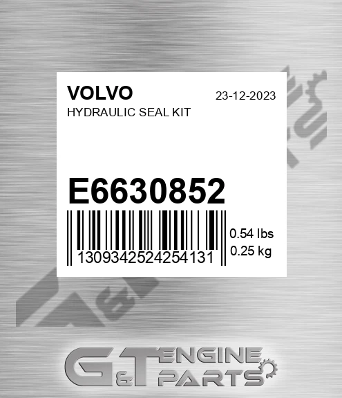 E6630852 Hydraulic Seal Kit