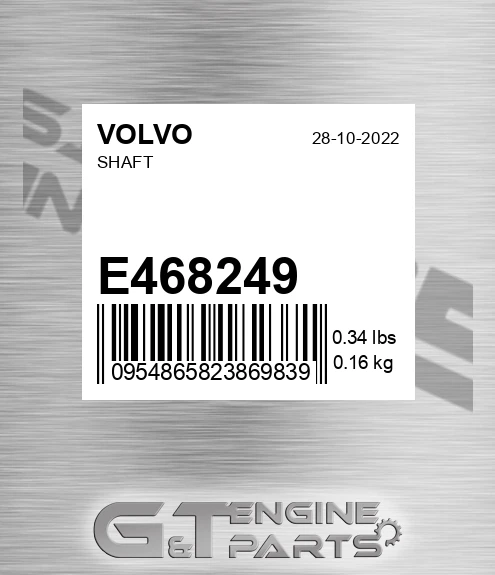 E468249 VOLVO Shaft