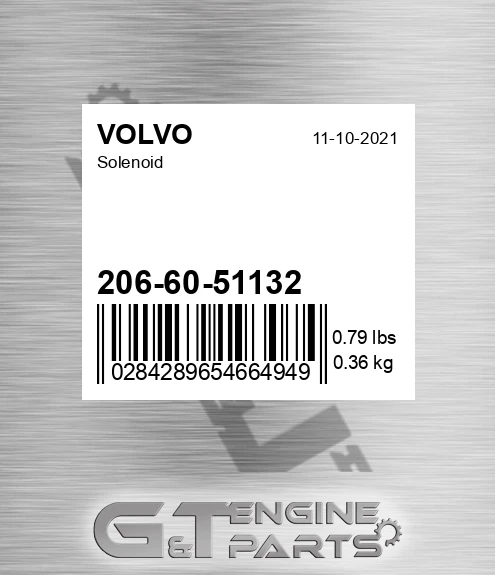 206-60-51132 Solenoid