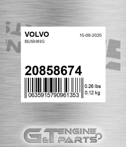 20858674 Bushing for VOLVO