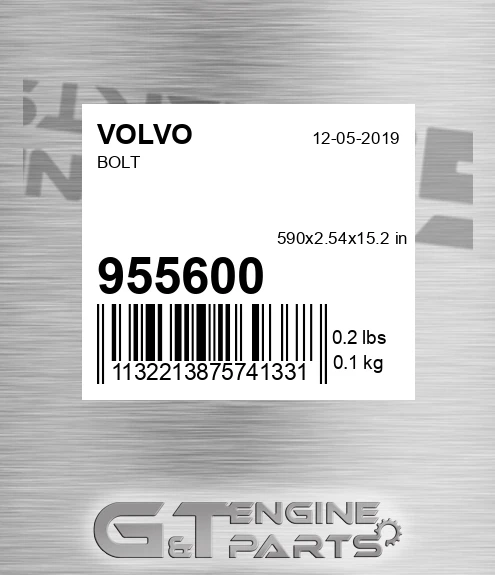 955600 Bolt