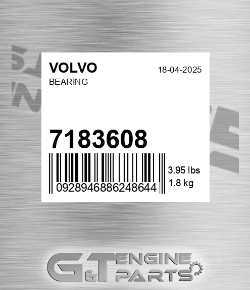 7183608 VOLVO Bearing