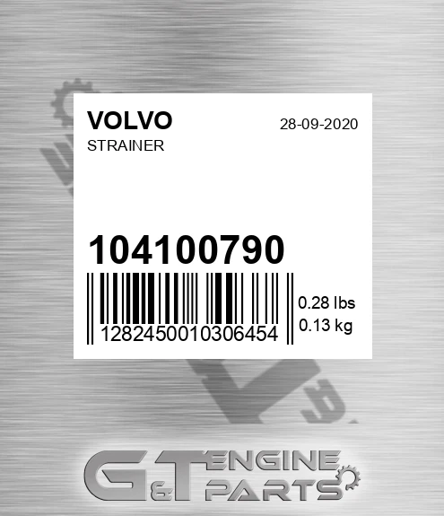 104100790 Strainer for VOLVO