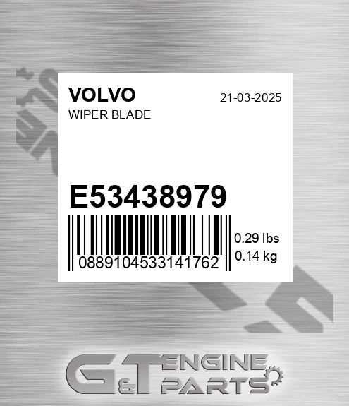 E53438979 Wiper Blade for VOLVO