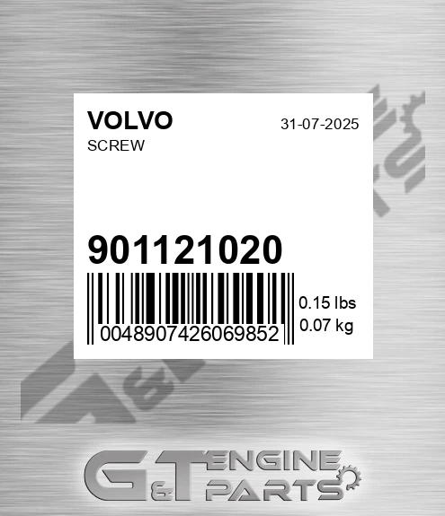 9011-21020 Screw for VOLVO