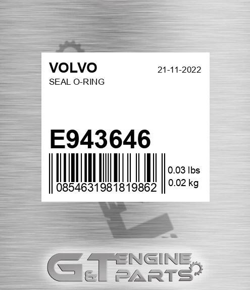 E943646 Seal O-ring