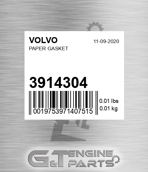 3914304 Paper Gasket