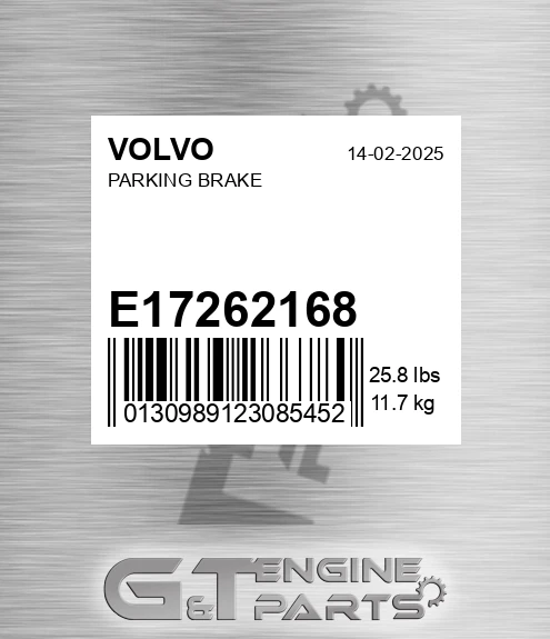 E17262168 Parking Brake for VOLVO