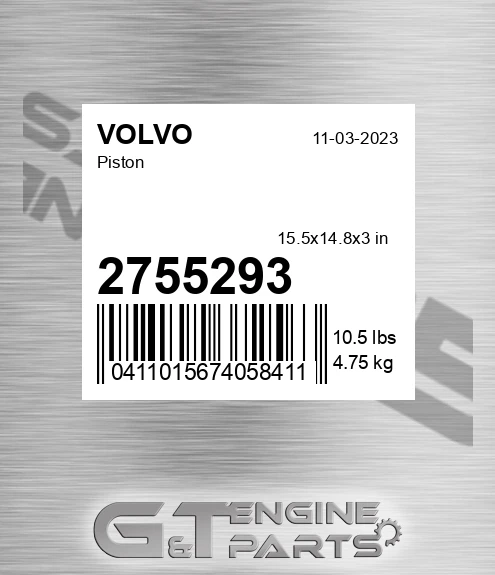 2755293 VOLVO Piston