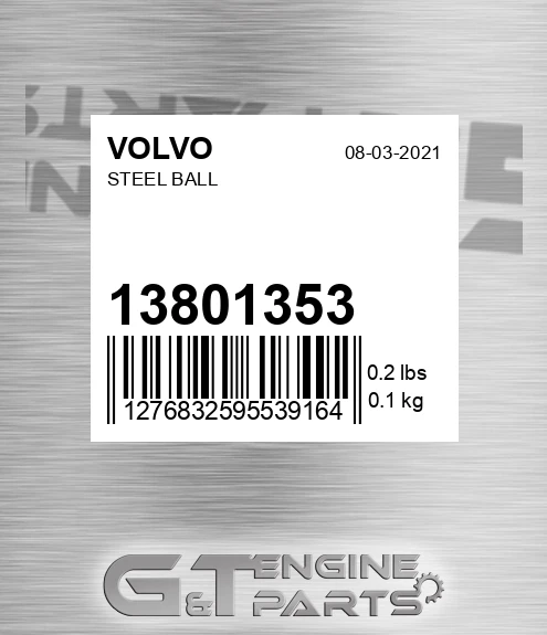13801353 Steel Ball for VOLVO