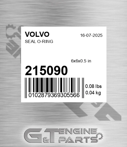 215090 Seal O-ring