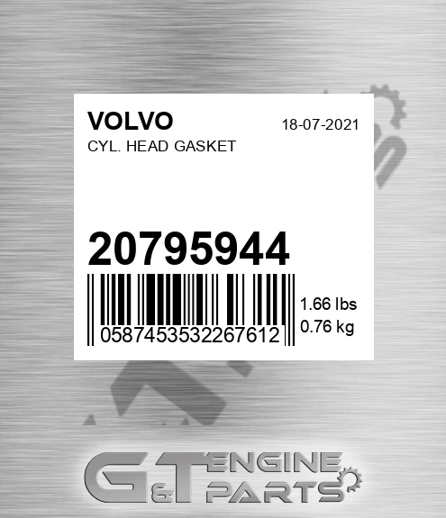 20795944 VOLVO Cyl. Head Gasket