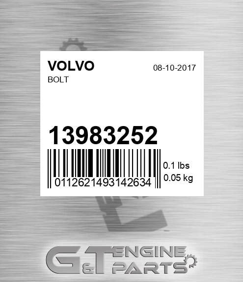 13983252 Bolt for VOLVO