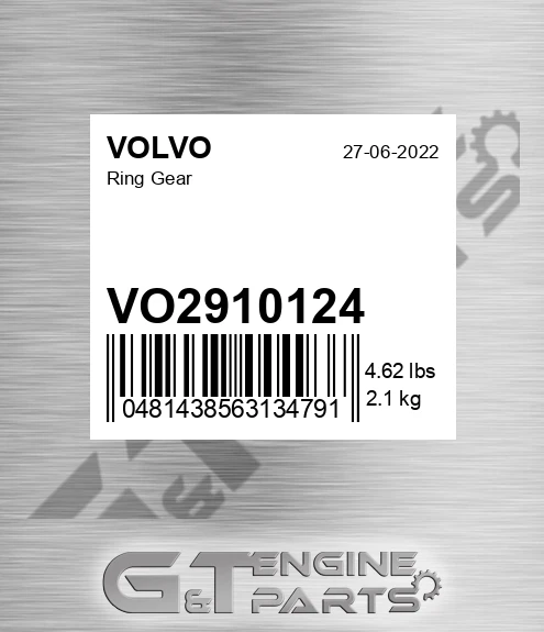 VO2910124 Ring Gear for VOLVO