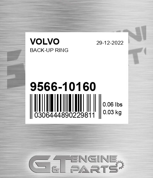 9566-10160 Back-up Ring for VOLVO
