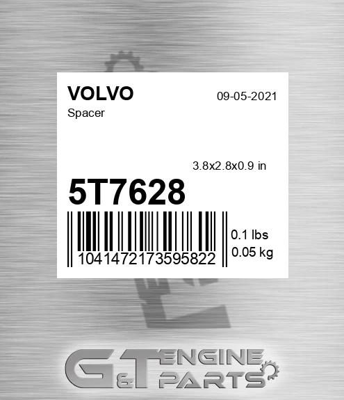 5T7628 Spacer for VOLVO
