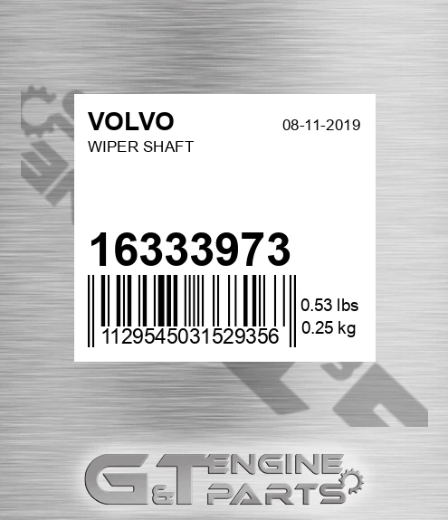 16333973 Wiper Shaft for VOLVO