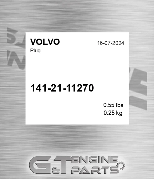 141-21-11270 Plug for VOLVO
