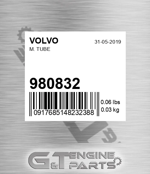 980832 VOLVO M. Tube