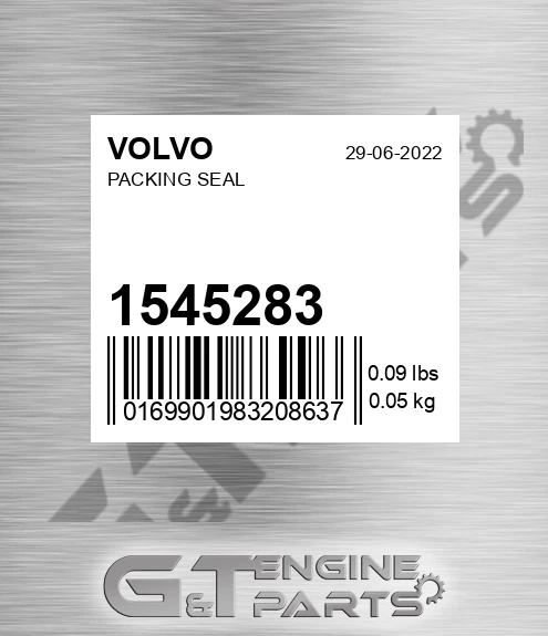 1545283 Packing Seal for VOLVO