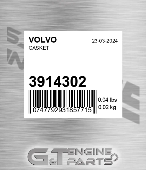 3914302 Gasket