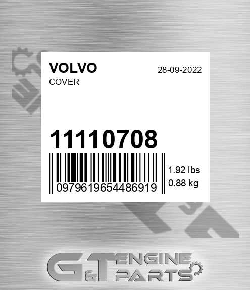 11110708 Cover for VOLVO