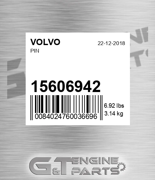 15606942 Pin for VOLVO