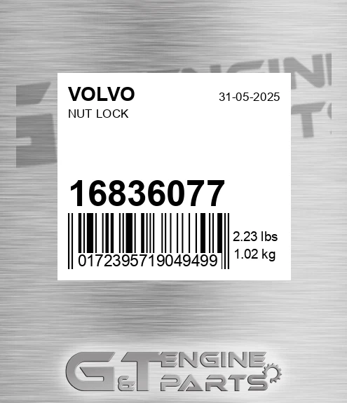 16836077 VOLVO Nut Lock