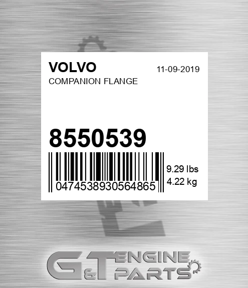 8550539 VOLVO Companion Flange