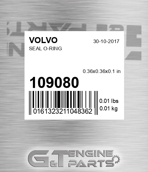 109080 Seal O-ring