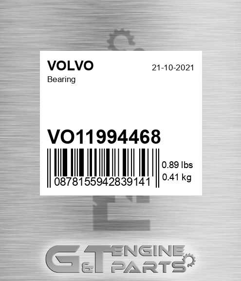 VO11994468 Bearing for VOLVO