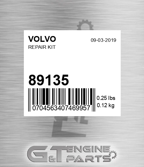 89135 VOLVO Repair Kit