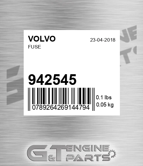 942545 Fuse for VOLVO