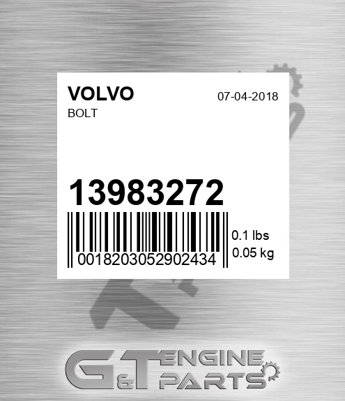 13983272 Bolt for VOLVO