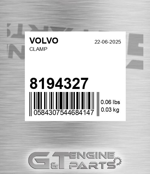 8194327 Clamp for VOLVO
