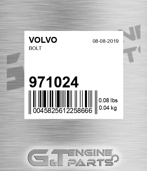 971024 Bolt