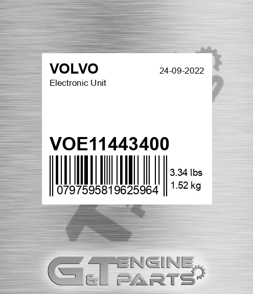 VOE11443400 Electronic Unit for VOLVO