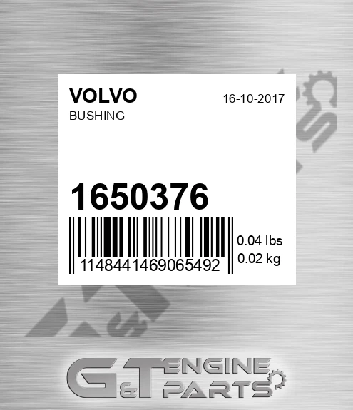 1650376 Bushing for VOLVO