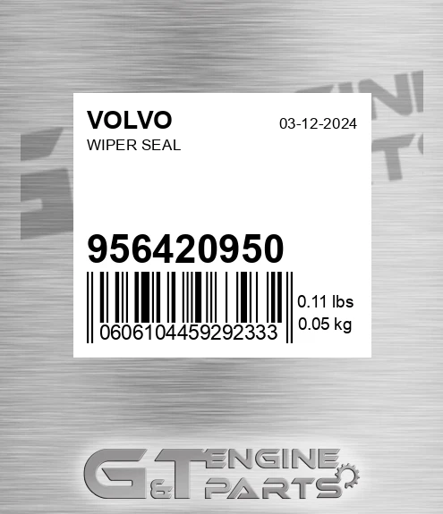 9564-20950 Wiper Seal